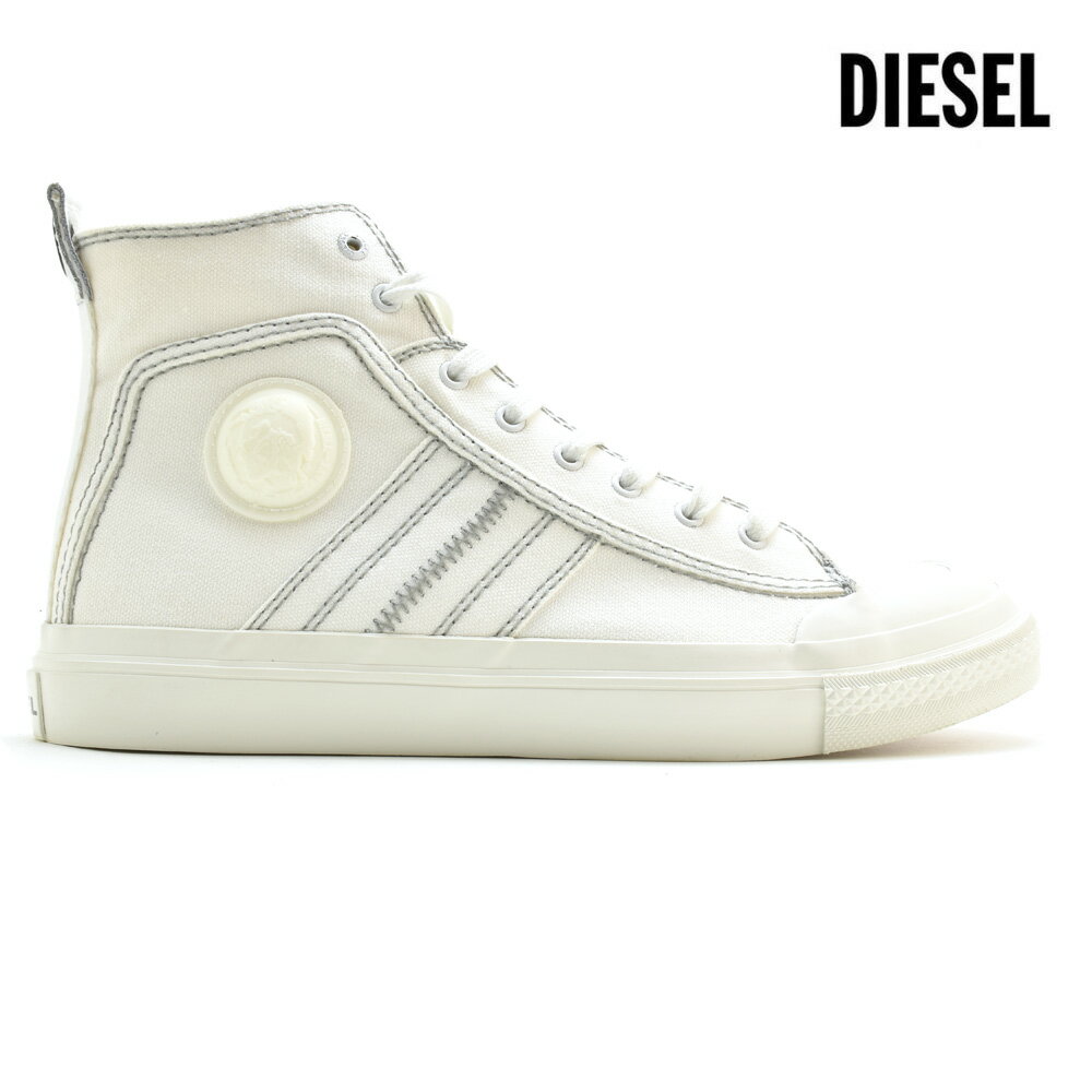 【2021年3月 月間優良ショップ受賞！】ディーゼル DIESEL Y01874/PR012 T1015 SNEAKER S-ASTICO MIDLACE WHITE ハイカット スニーカー ホワイト 白 メンズ【送料無料】