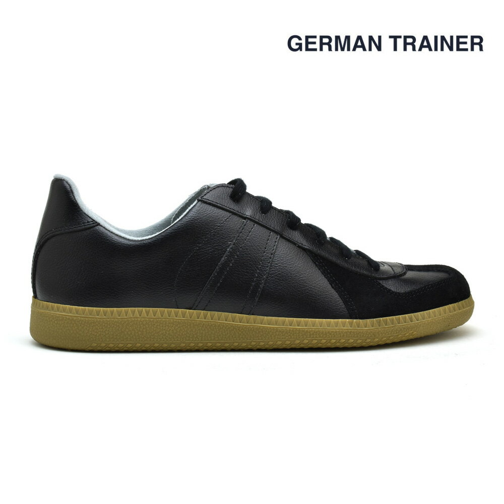 ジャーマントレーナー スニーカー （メンズ） ジャーマントレーナー ブラック 黒 GERMAN TRAINER 1183 BLACK ドイツ軍 トレーニングシューズ スニーカー 【送料無料】