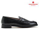 グレンソン ビジネスシューズ メンズ グレンソン GRENSON LLOYD BLACK CALF 110774 ローファー スリッポン 革靴 紳士靴 靴 ブラック 黒 メンズ【送料無料】