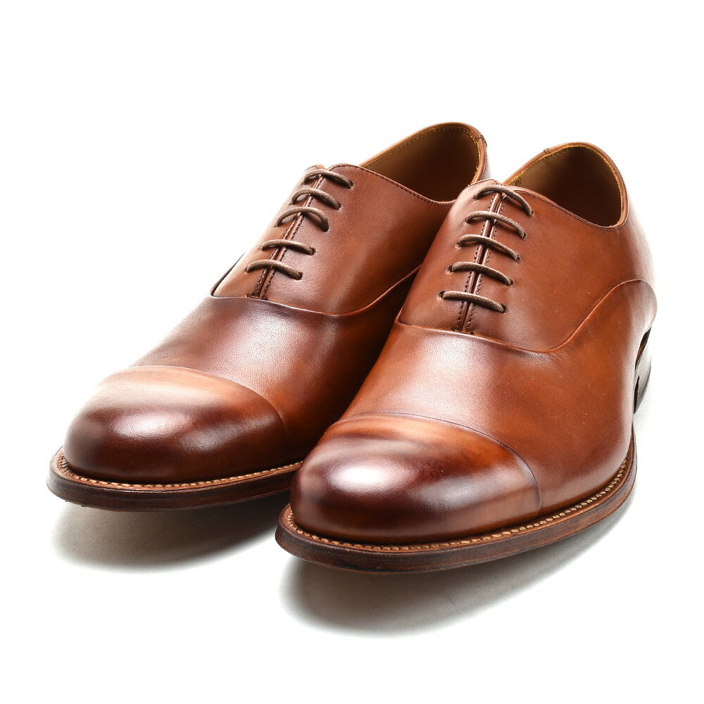 グレンソン GRENSON BERT TAN HAND PAINTED 111894 バート オックスフォード シュ...