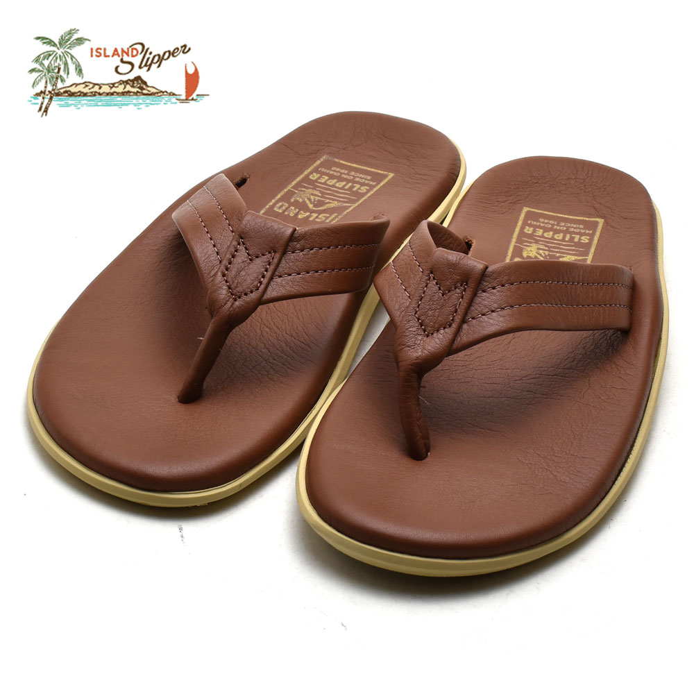 アイランドスリッパ メンズ ハワイ レザーサンダル ウィスキー ISLANDSLIPPER PT202 WHISKEY【送料無料】