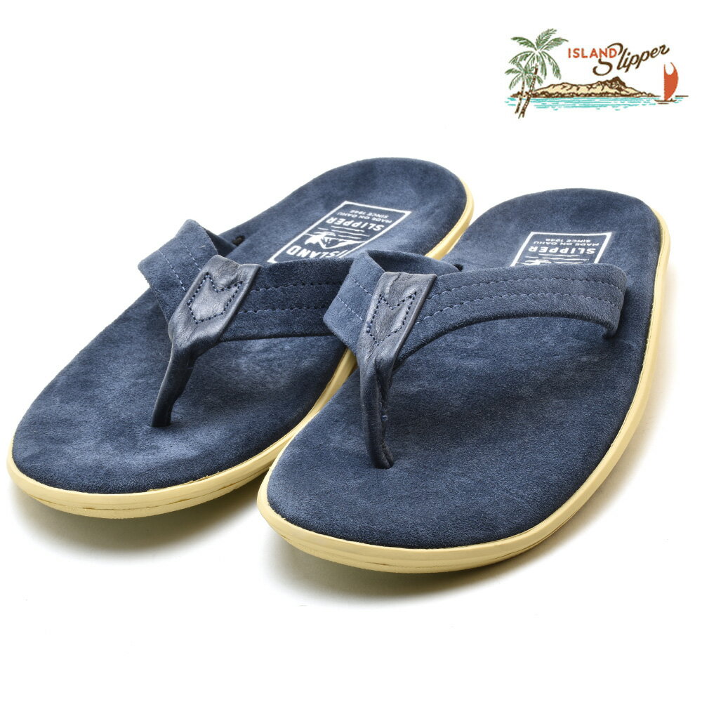 アイランドスリッパ ビーチサンダル ビーサン スエード ネイビー 紺色 メンズ レディース ISLANDSLIPPER PT203SL SUEDE THONG NAVY【送料無料】