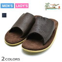 アイランドスリッパ サンダル メンズ レディース レザーサンダル スエード ネイビー ブラウン ISLANDSLIPPER BULL HIDE SLIDE【送料無料】