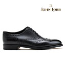 ジョンロブ JOHN LOBB STOWEY BLACK CALF ストーウェイ フルブローグシューズ オックスフォードシューズ ビジネスシューズ ドレスシューズ 革靴 Eワイズ ブラック 黒 メンズ【送料無料】