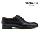 マグナーニ ドレスシューズ メンズ ビジネスシューズ プレーントゥ ブラック 黒 MAGNANNI【送料無料】