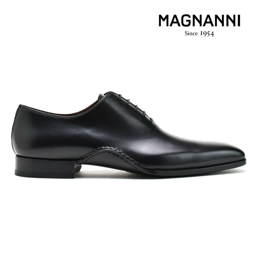 マグナーニ ドレスシューズ メンズ ビジネスシューズ プレーントゥ 内羽根式 オパンカ 革靴 ブラック 黒 NEGRO MAGNANNI【送料無料】