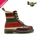 ドクターマーチン 8ホール ブーツ レディース ワークブーツ ペンドルトン タン ベージュ Dr.Martens PENDLETON【送料無料】