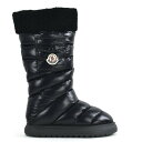 モンクレール ブーツ レディース ミドルブーツ ダウン ブラック 黒 GAIA POCKET MID MONCLER 【送料無料】