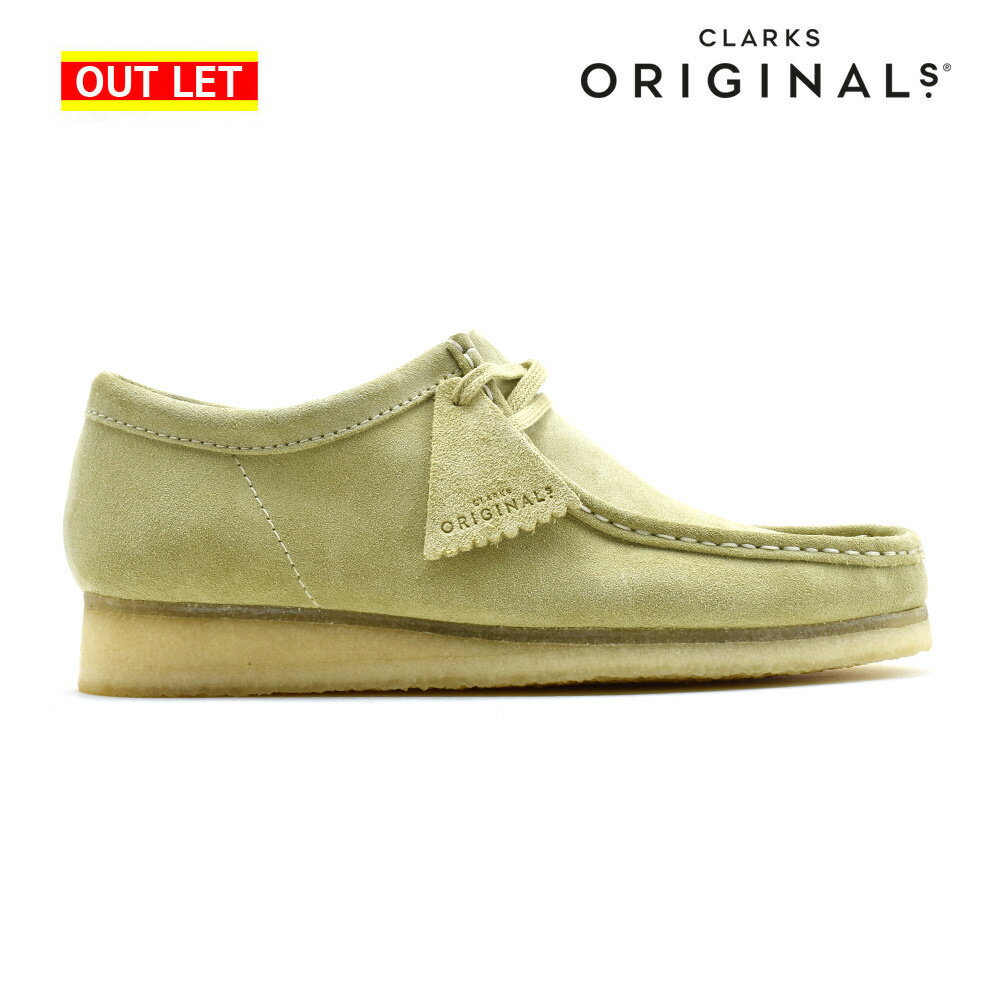 【アウトレット】【返品・交換不可】【左足側面汚れあり】クラークス CLARKS WALLABEE L ...