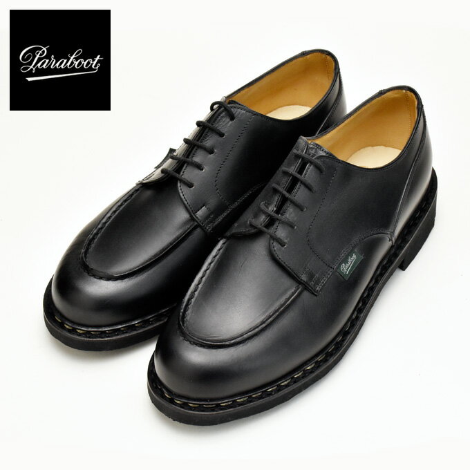 パラブーツ シャンボード ブラック 黒 PARABOOT CHAMBORD 710709 BLACK Uチップ メンズ 靴 ブーツ 【送料無料】