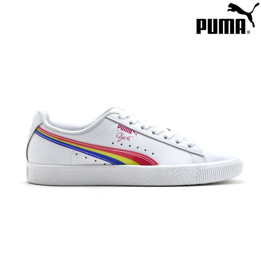 【8/25 0:00-23:59 エントリー＆楽天カード利用でポイント5倍】プーマ PUMA 37047001 CLYDE 90's WHITE クライド 90's スニーカー ローカット シューズ ホワイト 白 レディース【送料無料】