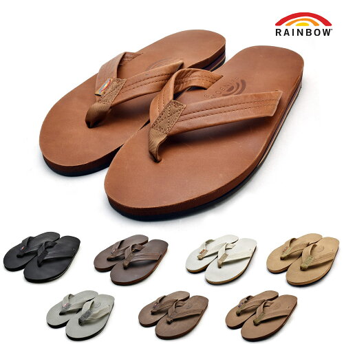 RAINBOW SANDALS ダブルミッドソール レザーサンダル