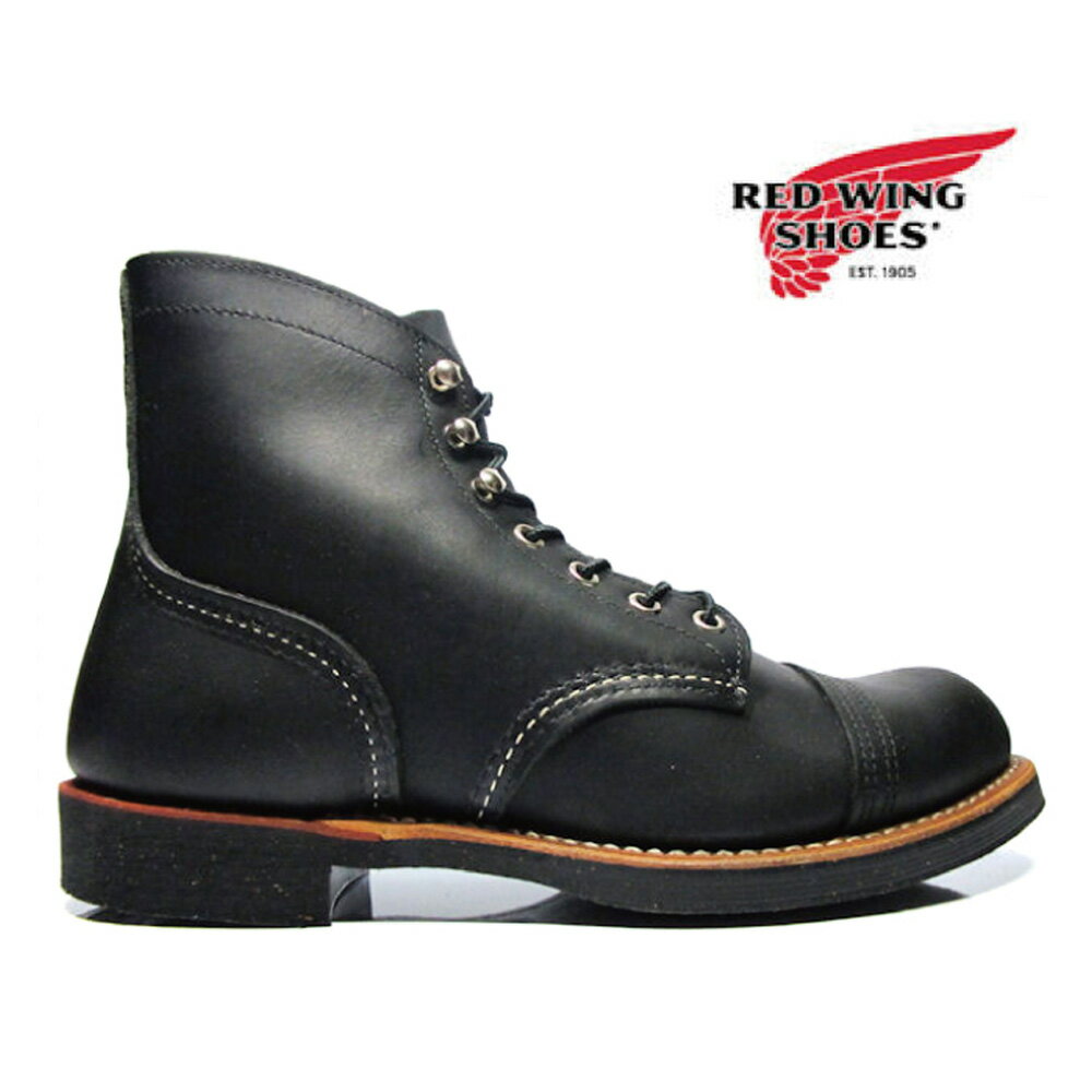 ֥åɥ  REDWING 8114 IRON RANGE BLACK Harness Leather ϡͥ 쥶 ֡ ̵ۡפ򸫤