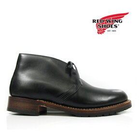 【4/25 0:00-23:59 エントリー＆楽天カードご利用でポイント4倍】レッドウィング ベックマン REDWING 9024 BECKMAN CHUKKA BOOTS BLACK FEATHERSTONE DWIDTH ブラック レザー本革 ワーク クラシック ブーツ ドレス ワークブーツ 【送料無料】