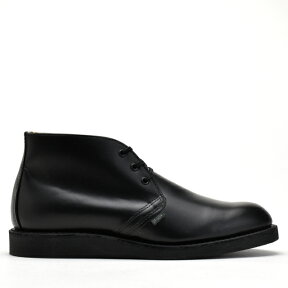 レッドウィング ポストマンチャッカ REDWING 9196 POSTMAN CHUKKA BOOTS BLACK CHAPARRAL D WIDTH ブラック シャパレル ワークブーツ 【送料無料】