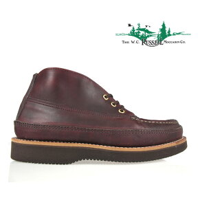 ラッセルモカシン Russell Moccasin 200-27 SPORTING CLAYS CHUKKA CORDOVAN BURGUNDY CHROMEXEL スポーティング クレイチャッカ コードバン バーガンディ クロムエクセル