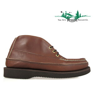 ラッセルモカシン Russell Moccasin 200-27 SPORTING CLAYS CHUKKA BROWN CHROME LEATHER スポーティング クレイチャッカ ブラウン クロム レザー 茶