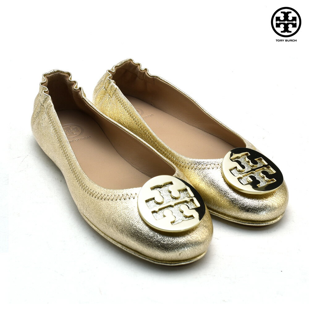 トリーバーチ TORY BURCH 34630/723 SHOES フラットシューズ/折りたたみ/トラベル/ゴールド/レディースのサムネイル