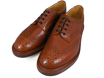 【分かち合い】 トリッカーズ バートン カントリーブーツ TRICKER'S BOURTON BROGUE SHOES 5633 MARRON ダイナイトソール ブローグシューズ マロン カーフ