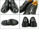 トリッカーズ バートン カントリーブーツ TRICKER'S M5633 BOURTON BROGUE SHOES BLACK BOX CALF ダイナイトソール ブローグシューズ ブラック ボックス カーフ 黒【送料無料】 3