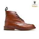 トリッカーズ TRICKER 039 S 2508 MARRON ANTIQUE カントリーブーツ マロン アンティーク ダブルレザーソール ウィングチップ ブローグシューズ メンズ【送料無料】