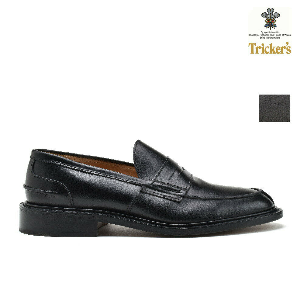 【TRICKERS / トリッカーズ】 靴作りの名人ジョセフ・トリッカーによって、1829年 R.E.Tricker Ltd が設立される。 現在、五代目に受け継がれているトリッカーズは、英国靴製造のメッカであるイギリスのノーザンプトンに現存する最古のシューメーカーである。 プリンス・オブ・ウェールズ（チャールズ皇太子）より授かった王室御用達を意味するロイヤル・ワラントが掲げられたセント・ミッシェル通りにある工場では、180年間にわたり当時からの変わらぬ伝統的な技法を用いながら、職人たちの手仕事によって生産され続けている。 【TRICKERS / トリッカーズ】一覧はこちら 送料について ＜送料無料の場合＞北海道・一部離島沖縄 900円1200円 送料の詳細はこちら【TRICKERS / トリッカーズ】 靴作りの名人ジョセフ・トリッカーによって、1829年 R.E.Tricker Ltd が設立される。 現在、五代目に受け継がれているトリッカーズは、英国靴製造のメッカであるイギリスのノーザンプトンに現存する最古のシューメーカーである。 プリンス・オブ・ウェールズ（チャールズ皇太子）より授かった王室御用達を意味するロイヤル・ワラントが掲げられたセント・ミッシェル通りにある工場では、180年間にわたり当時からの変わらぬ伝統的な技法を用いながら、職人たちの手仕事によって生産され続けている ブランド TRICKERS / トリッカーズ 品番 3227 カラー BLACK　/　ESPRESSO ■サイズ展開 UK6.0/24.5cm UK6.5/25.0cm UK7.0/25.5cm UK7.5/26.0cm UK8.0/26.5cm UK8.5/27.0cm UK9.0/27.5cm 素材/スペック ・アッパー：EATHER　カーフレザー (本革) ・ソール：レザーソール 伝統的なレザーソール。エレガントな高級感が自慢です。 他のソールよりは多少、滑りやすくなっていますが、履きこめばいい具合に足になじんできます。 ・製法：グッドイヤーウェルト製法 ベンチメイド(1人の職人が全ての作業工程を行なう事)と言う製法のため、木型は同じでも1足1足職人のクセが出たりします。 メダリオンやステッチに左右で若干の違いがある場合もございますが、コレも風合いとしてお楽しみ下さい。 ・ワイズ：5 原産国：ENGLAND サイズ感 ■サイズ感 やや大きめの作りとなっています。 ※デザインや個人の足タイプで若干の違いはございます。あくまでも目安とお考え下さい。 ※UKサイズ規格の商品の為、日本サイズ（cm）は目安でお考え下さいませ。 商品説明 現在も当時と同じ伝統の手法と技を用いて作られています。上質なアッパーレザー、引き締まったデザインで貴方の足元を魅了し、高い技術をもった職人による伝統的な技術により、世界のグッドイヤーウェルトシューズにおける高い水準を維持しています。 ご注意点 【並行輸入品（海外正規品）】について 製品の制作工程上でのオイルシミによります色ムラやボンド接着跡、縫製の際の『シワ』や『キズ』等がある場合もございますが、これらは不良品ではなく、製造上やむを得ないものとなります。 着用に支障の無い傷や輸入による箱のつぶれ、多少の汚れもご了承下さいませ。これは当商品の風合いの範囲内ですので完璧な商品をお求めの方には不向きな商品です。 下記のような場合による、交換は致しかねますのでご了承ください。 ご理解いただきご購入お願い致します。 ・商品の写真やご覧になる画面によって商品の質感や色がことなる場合がございます。 ・輸送上の都合等により、商品箱が一部破損（キズや潰れなど）が生じている場合がございます。 ・商品の中には接着剤の付着、キズ、シワ、ゆがみなどが多少ございます。 このような理由の場合、交換は往復の送料はお客様負担とさせていただきますので予めご了承くださいませ。 ※商品販売価格は予告無く変動します。