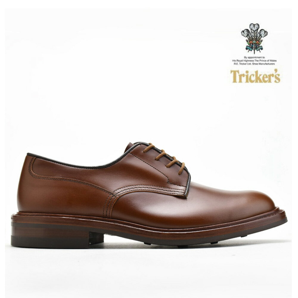 トリッカーズ TRICKER 039 S 5636 マロン プレーントゥシューズ ウッドストック ダイナイトソール【送料無料】