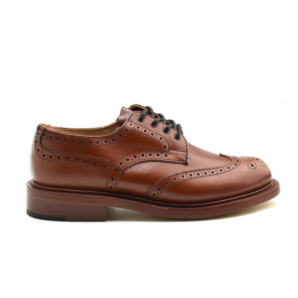 トリッカーズ アン レディース カントリーシューズ ウイングチップ ダブルレザーソール マロン TRICKER'S ANNE L5679 MARRON ANTIQUE