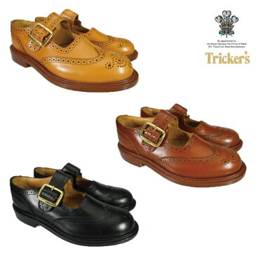 【2/20 0:00~23:59 エントリー＆楽天カード利用でポイント5倍】トリッカーズ TRICKER'S L6011 BUCKLE BROGUES SHOES L6011 ダブルレザーソール バックル ブローグシューズ Tricker's【送料無料】[trcop]