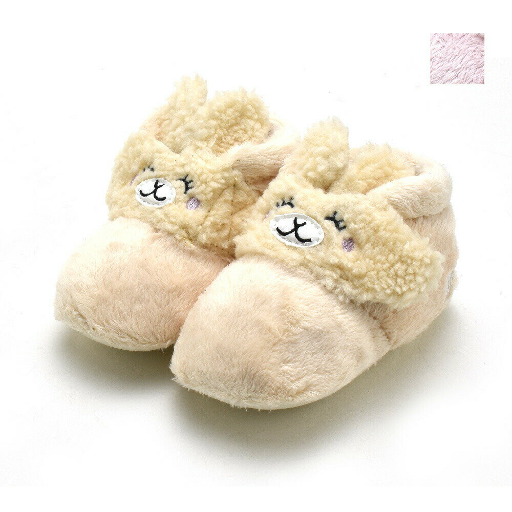 アグ ブーツ インファント ビクスビー ベビー ラマ スタッフィー ベビーシューズ ピンク アイボリー UGG INFANTS BIXBEE LLAMA STUFFIE【送料無料】