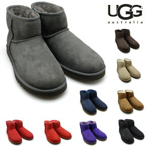 【4/25 0:00-23:59 エントリー＆楽天カードご利用でポイント4倍】アグ クラシック ミニ UGG CLASSIC MINI 5854 9COLOR BLACK/CHOCO/CHESTNUT/GREY/SAND/PURPLE/NAVY/TMS/RDLG レディース ムートンブーツ シープスキン オーストラリア