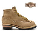 ウェスコ WESCO ジョブマスター ベージュ バーラップ Wesco Jobmaster Burlap Nubuck BE106100 6インチ 【送料無料】