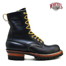 ホワイツ スモークジャンパー 8インチ White's Boots SMOKE JUMPER 8inc RT ブラッククロムエクセル ワークブーツ メンズ 375v-bkcx【送料無料】