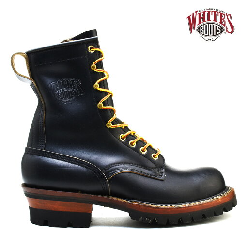 【毎月5と0のつく日はエントリー&楽天カード利用でポイント4倍】ホワイツ スモークジャンパー 8インチ White's Boots SMOKE JUMPER 8inc RT ブラッククロムエクセル ワークブーツ メンズ 375v-bkcx【送料無料】