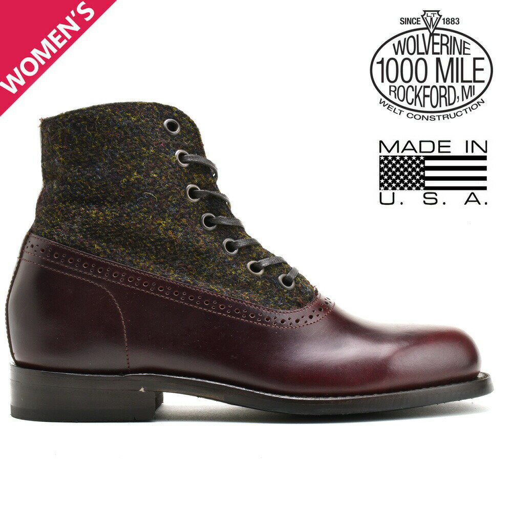 ウルヴァリン ブーツ レディース ワークブーツ ブラウン WOLVERINE BOOTS W40212【送料無料】