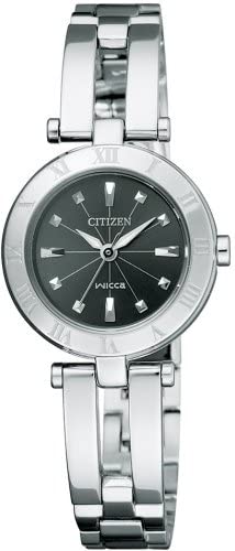 シチズン CITIZEN 腕時計 wicca ウィッカ Eco-Drive エコ ドライブ ハーフバングル シンプルアジャスト NA15-1571 レディース