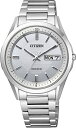 シチズン CITIZEN 腕時計 EXCEED エコ ドライブ電波時計 AT6030-60A メンズ