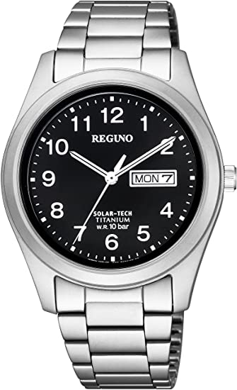 シチズン 腕時計 レグノ ソーラーテック スタンダード チタニウムモデル KM1-415-53 メンズ