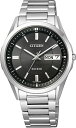 シチズン CITIZEN 腕時計 EXCEED エクシード エコ ドライブ電波時計 デイデイトモデル AT6030-51E メンズ