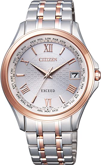 シチズン 腕時計 エクシード エコ ドライブ電波時計 ペアモデル CB1084-51A シルバー