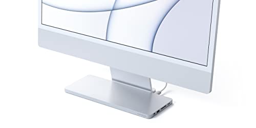 Rakuten - Satechi 24インチ iMac用 USB-C スリムドック (M.2 NVMe/SATA SSD用スロット付き) (シルバー) USBC-A/-Cデータ, USB2.0, SDカードスロット