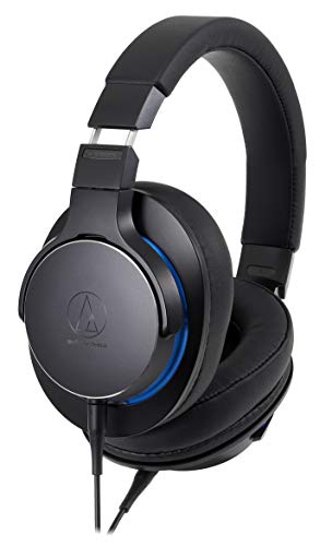 audio-technica SoundReality ポータブルヘッドホン ハイレゾ音源対応 ブラック ATH-MSR7b BK