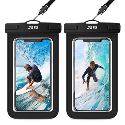 Rakuten - JOTO 2個セット 防水ケース IPX8認定 携帯電話用ドライバッグ 最大7.0 スマホに対応可能 適用端末：iPhone 13 Mini Pro Max iPhone 12 11 XS XR 8 Android ブラック