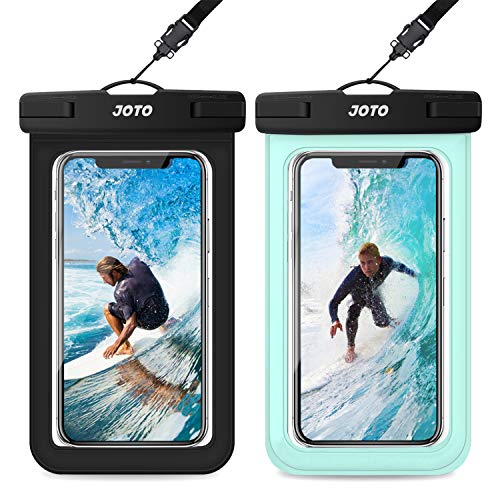 Rakuten - JOTO 2個セット 防水ケース IPX8認定 携帯電話用ドライバッグ 最大7.0 スマホに対応可能 適用端末：iPhone 14 13 Mini Pro Max iPhone 12 11 XS XR 8 Android ブラック グリーン