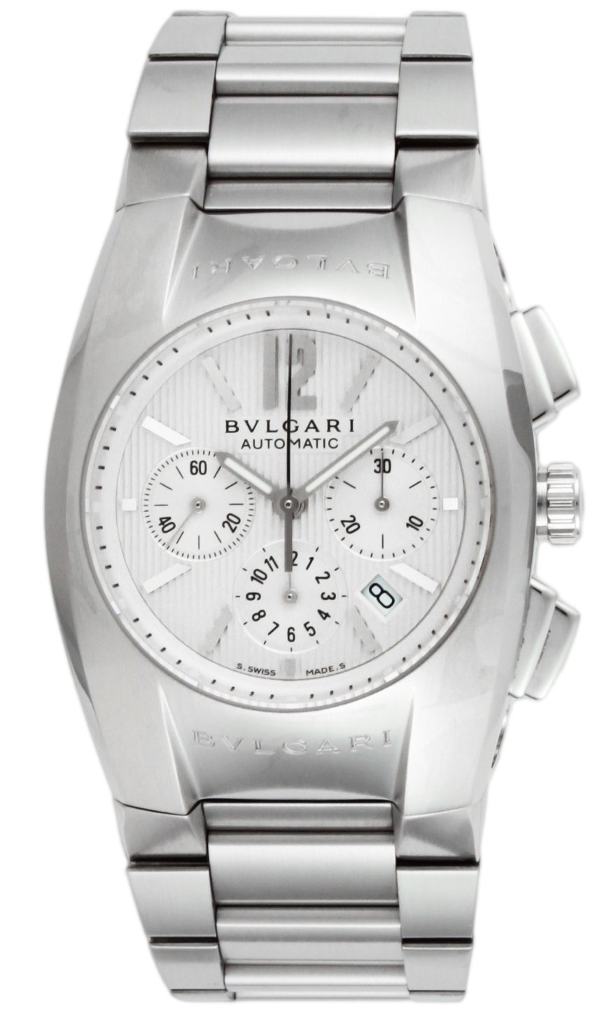 ブルガリ 腕時計 ERGON エルゴン ホワイト 文字盤 ステンレススチール サファイヤガラス 自動巻 35MM スイス Watch EG35C6SSDCH メンズ シルバー 並行輸入品