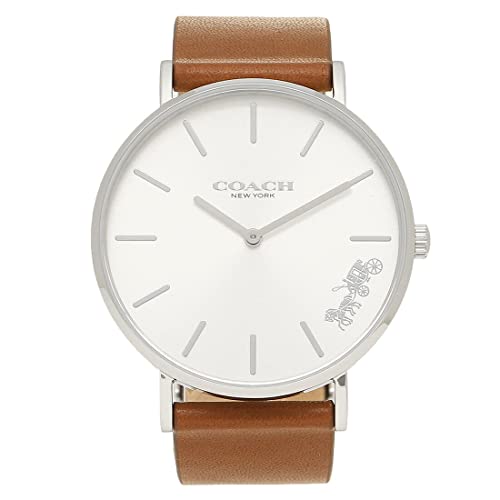 Rakuten - コーチ COACH 腕時計 ペリー 36mm 革ベルト ブラック ブラウン 14503120 レディース 並行輸入品
