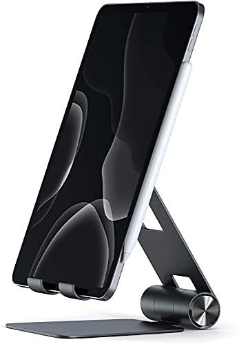 Satechi R1 アルミニウム マルチアングル タブレットスタンド (iPad, iPhone, Galaxyなど4-13インチのデバイス対応) (ブラック)