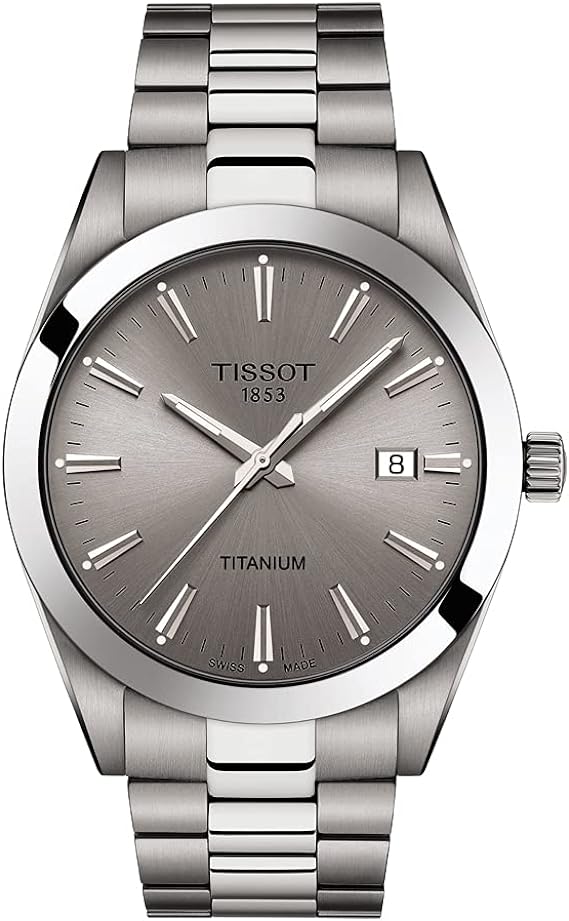 TISSOT(ティソ) 腕時計 メンズ TISSOT ジェントルマン グレー文字盤 チタンブレスレット T1274104408100 正規輸入品