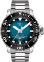 TISSOT(ティソ) 腕時計 メンズ TISSOT シースター 2000 プロフェッショナル グリーン文字盤 ブレスレット T1206071104100 正規...