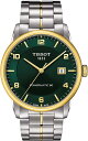 TISSOT(ティソ) 腕時計 メンズ TISSOT ラグジュアリー パワーマティック80 グリーン文字盤 ブレスレット T0864072209700 正規輸入品